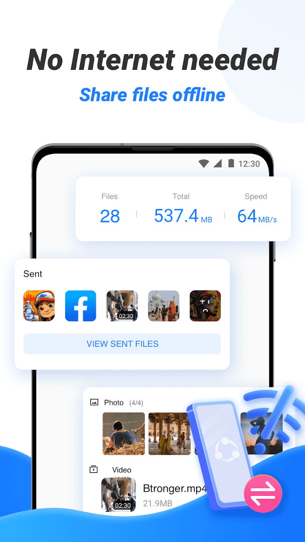 SHAREit Lite - Share & File Transfer App, Share it PC