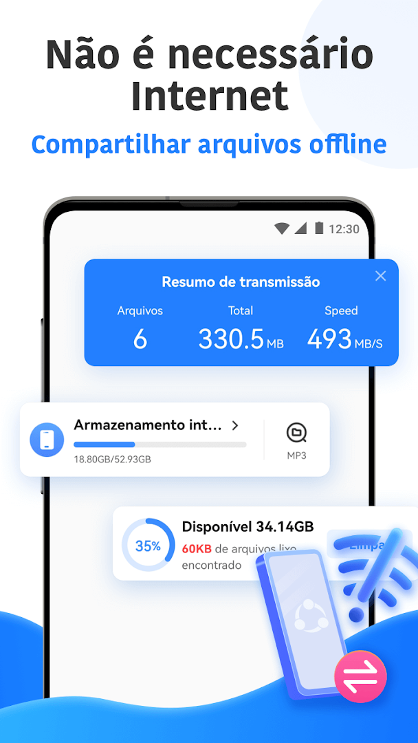 SHAREit Lite - Share & File Transfer App, Share it para PC