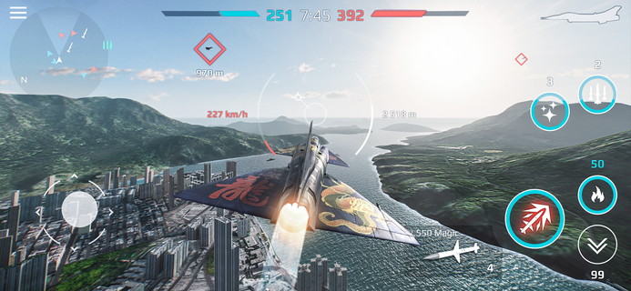 空战 - 现代战争 飞行游戏