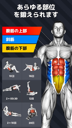 30日でシックスパック - 腹筋ワークアウト PC版