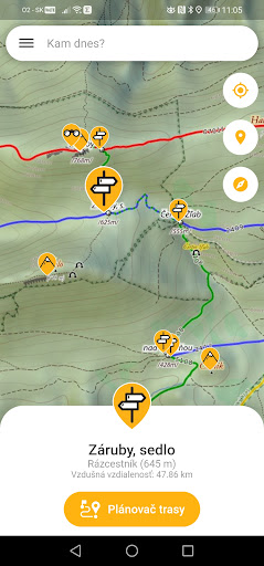 Hiking Slovakia - Tourist Map پی سی