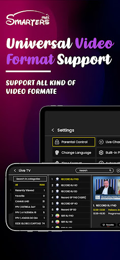 Smarters Max IPTV - Player PRO PC
