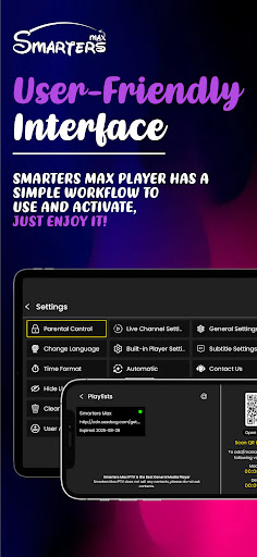 Smarters Max IPTV - Player PRO PC