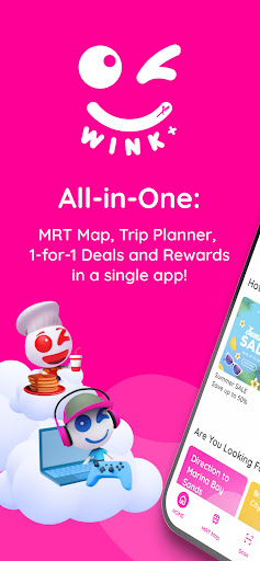 WINK+ SMRT Singapore MRT Map پی سی