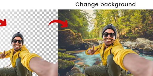 پس منظر اور بی جی ہٹانے والا پی سی