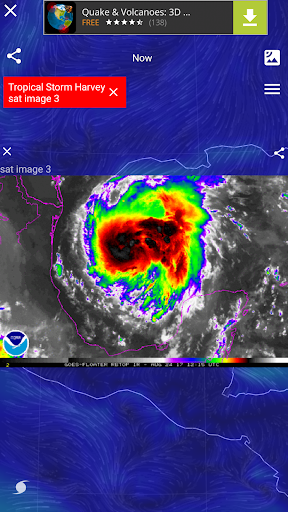 Wind Map Hurricane Tracker, 3D PC