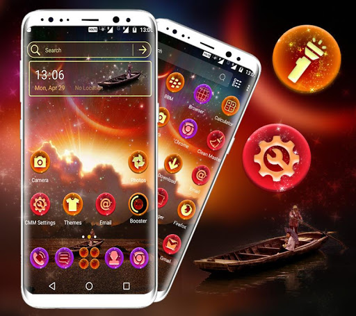 Nebula Launcher Theme پی سی