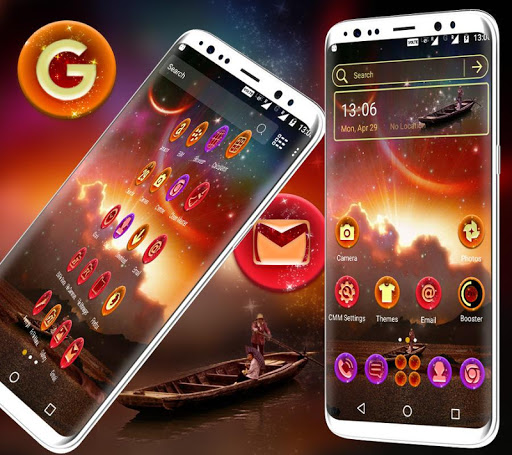 Nebula Launcher Theme پی سی