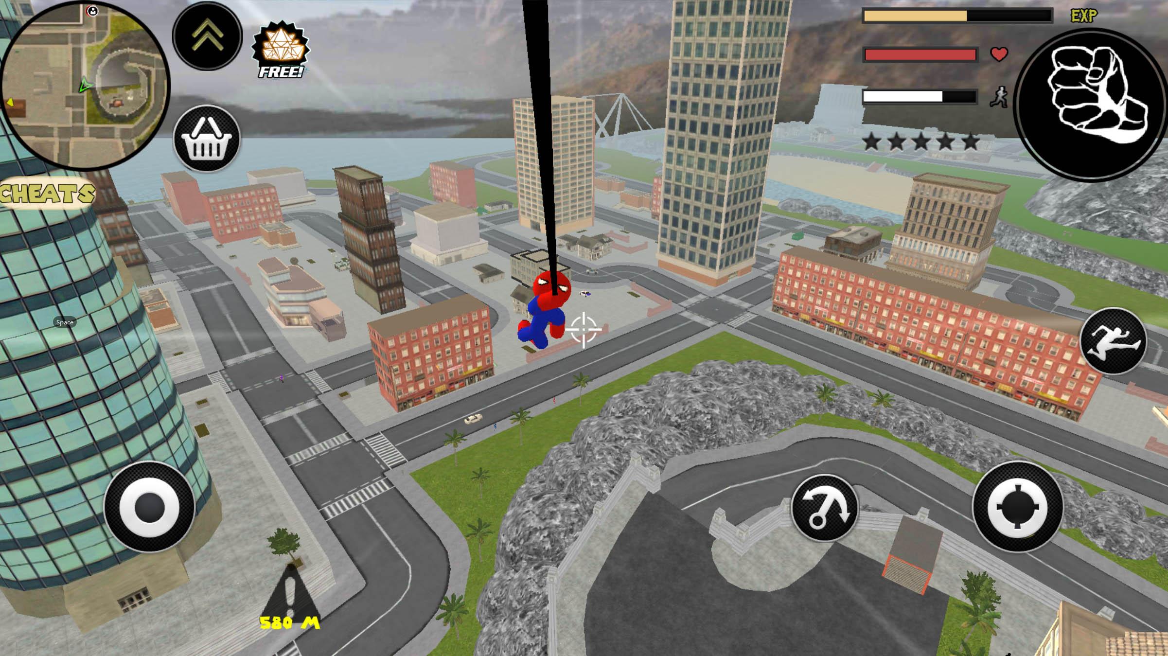 Spider Stickman Rope Hero Gangstar Crime PC