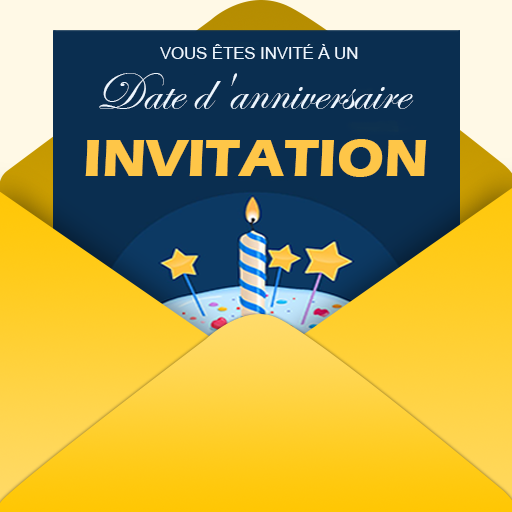 Carte d'invitation avec photo PC