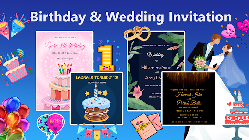 Invitation card Maker, Design