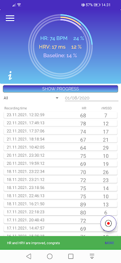 Pulse HRV by Camera BLE ECG PC