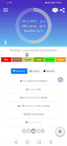 Pulse HRV by Camera BLE ECG PC