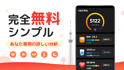 歩数計 - 万歩計
