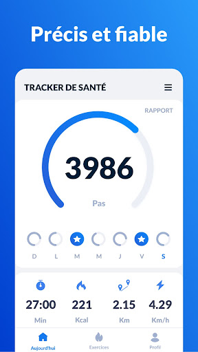 Tracker de Pas - Podomètre