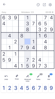 Sudoku - Sudoku puzzle, Brain game, Number game
