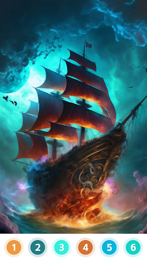 Sun & Moon Color by Number PC