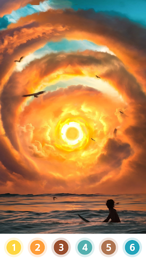 Sun & Moon Color by Number PC