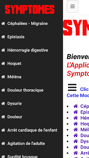 symptomatologie