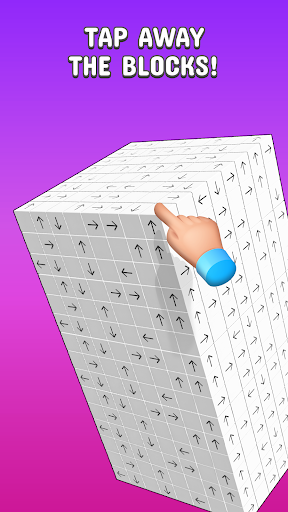 Tap to Unblock 3d Cube Away PC