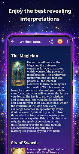 komputer Witches Tarot in English