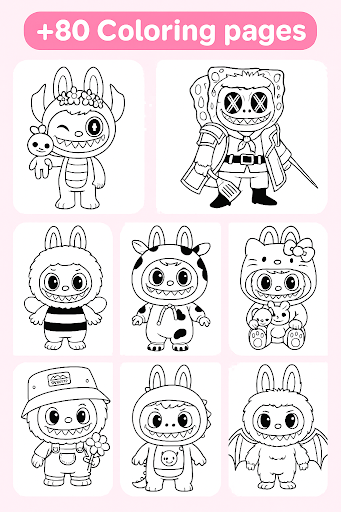 Labubu Coloring Games for Kids PC