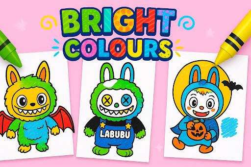 Labubu Coloring Games for Kids PC