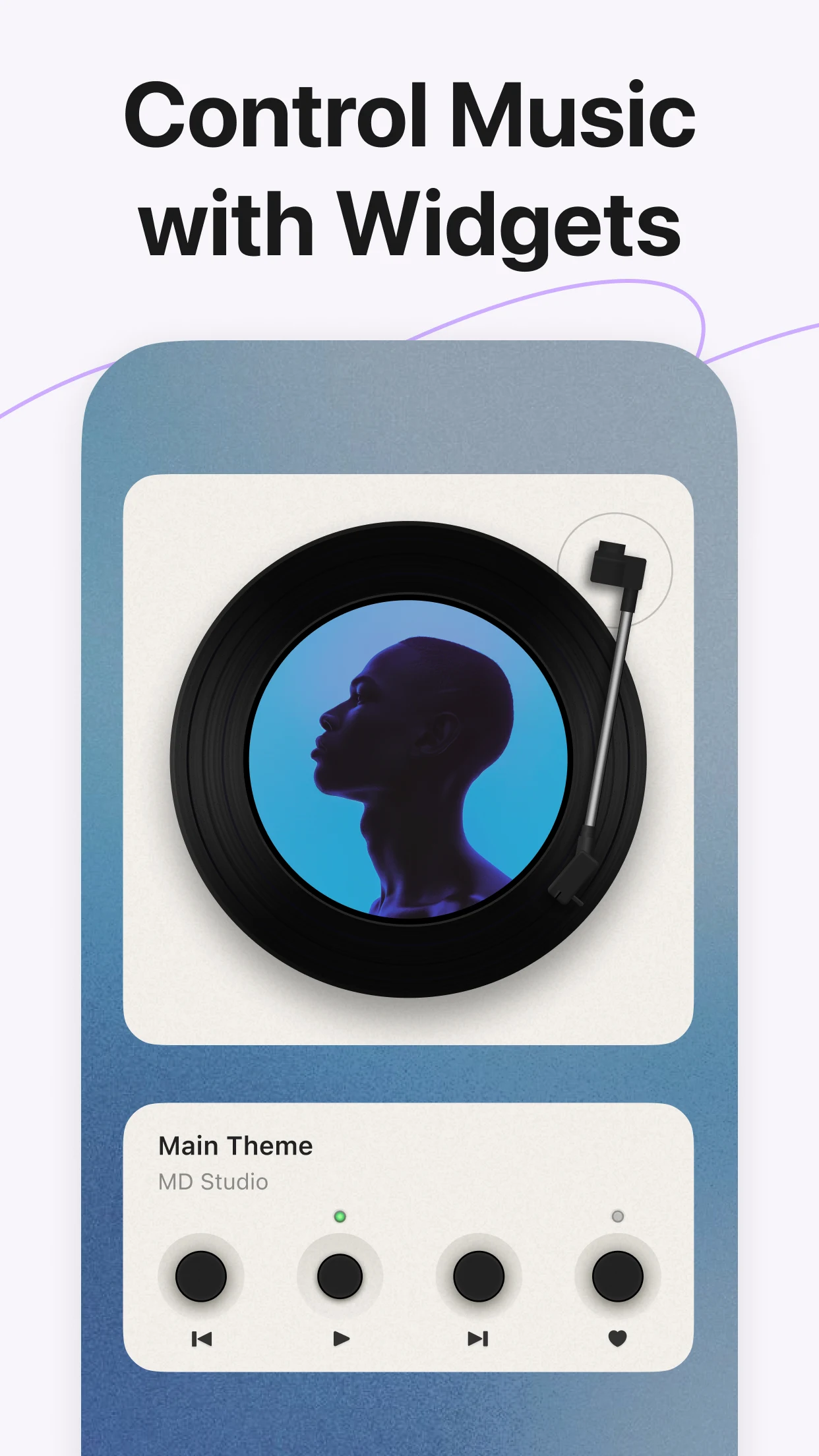 MD Vinyl - Music Player Widget PC