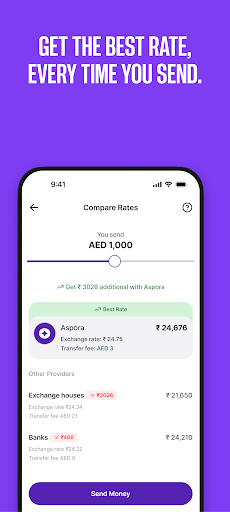 Aspora: Send Money to India الحاسوب