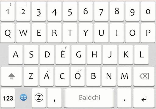 komputer Balochi Keyboard