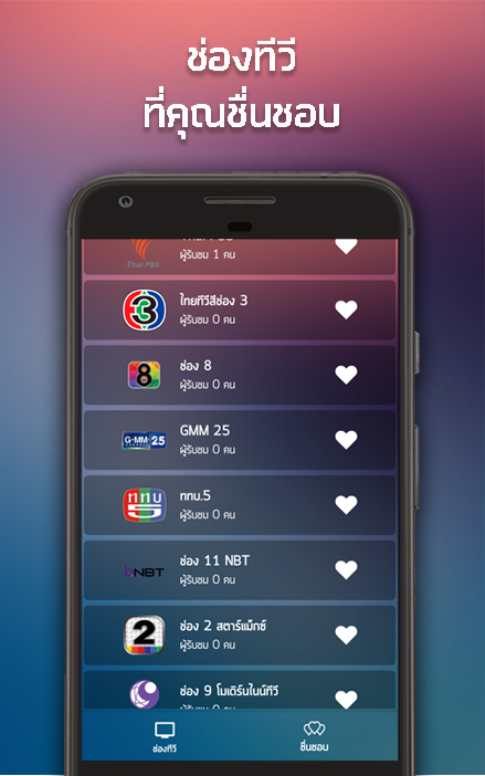 ดูทีวีออนไลน์ PC