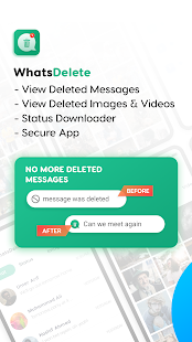 WhatsDelete: عرض استعادة الرسائل والصور المحذوفة