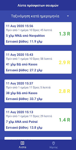 Σεισμοί στην Ελλάδα پی سی
