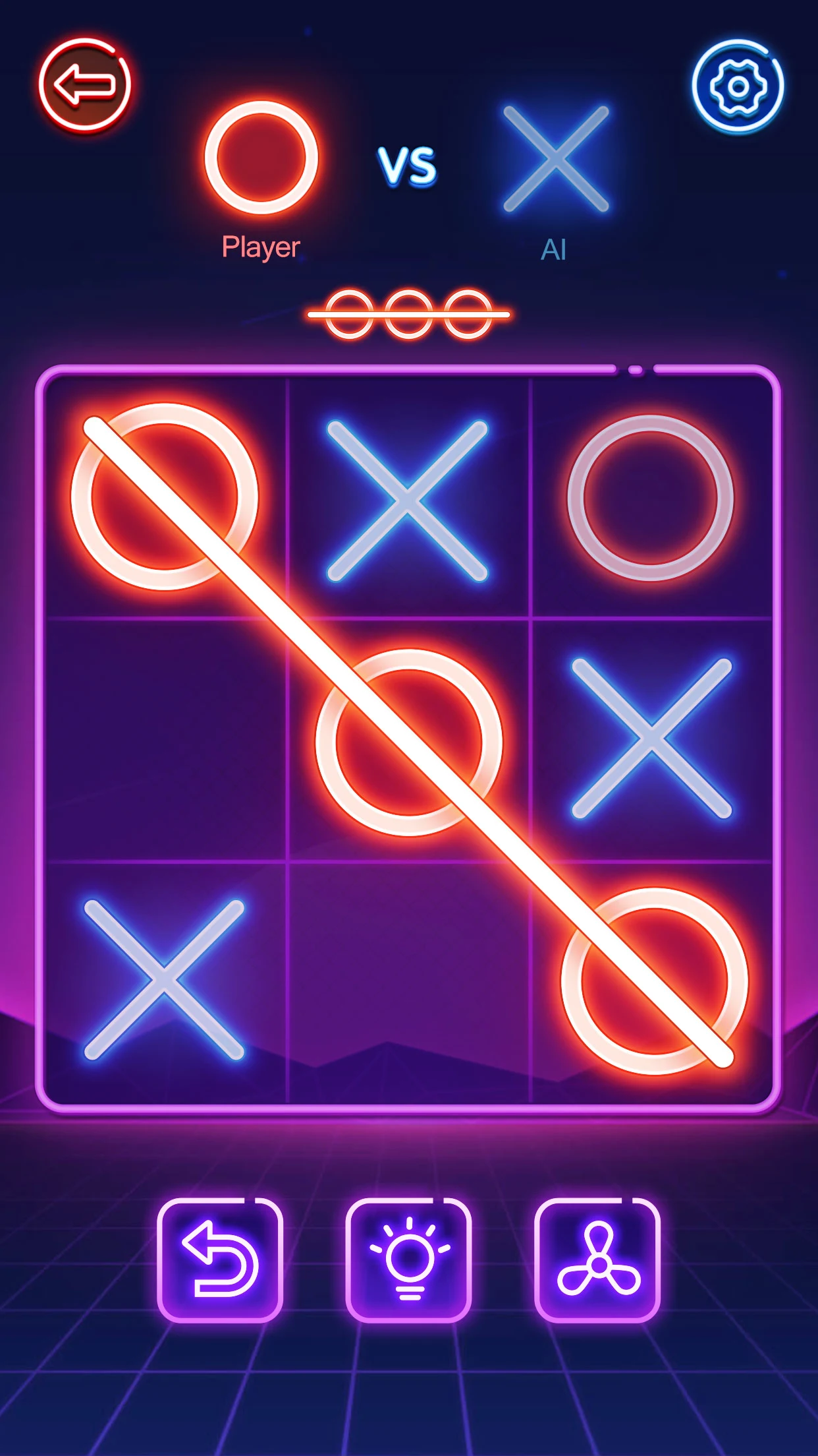 Tres en raya: Tic-tac-toe Terror - Juega gratis online en