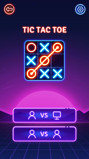 Baixar & Jogar Tic Tac Toe Glow: 2 Player XO no PC & Mac (Emulador)