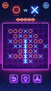 Tic Tac Toe 2 Player:Glow XOXO