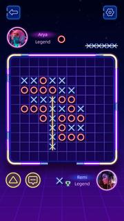 Baixe Tic Tac Toe Glow: XOXO no PC com MEmu