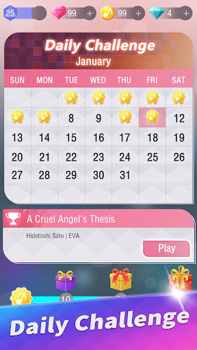 komputer Piano Tiles 3: Anime & Pop