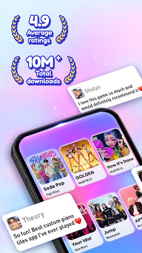 Kpop Tiles: Piano Rhythm Game PC