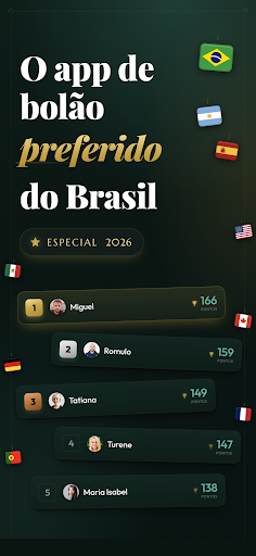 Bolão de Futebol Copa 2026 PC