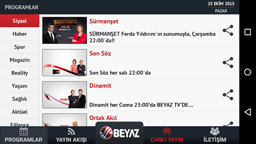 Beyaz TV PC