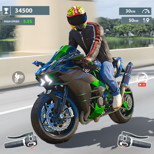 Traffic Bike: Driving City 3D পিসি