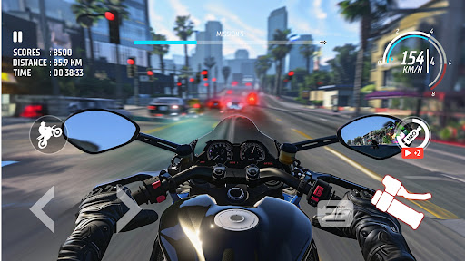 Traffic Bike: Driving City 3D পিসি