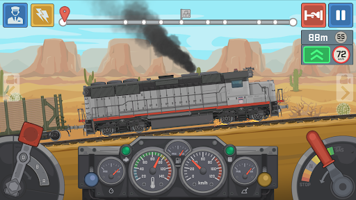 Train Simulator: поезд игра 2D