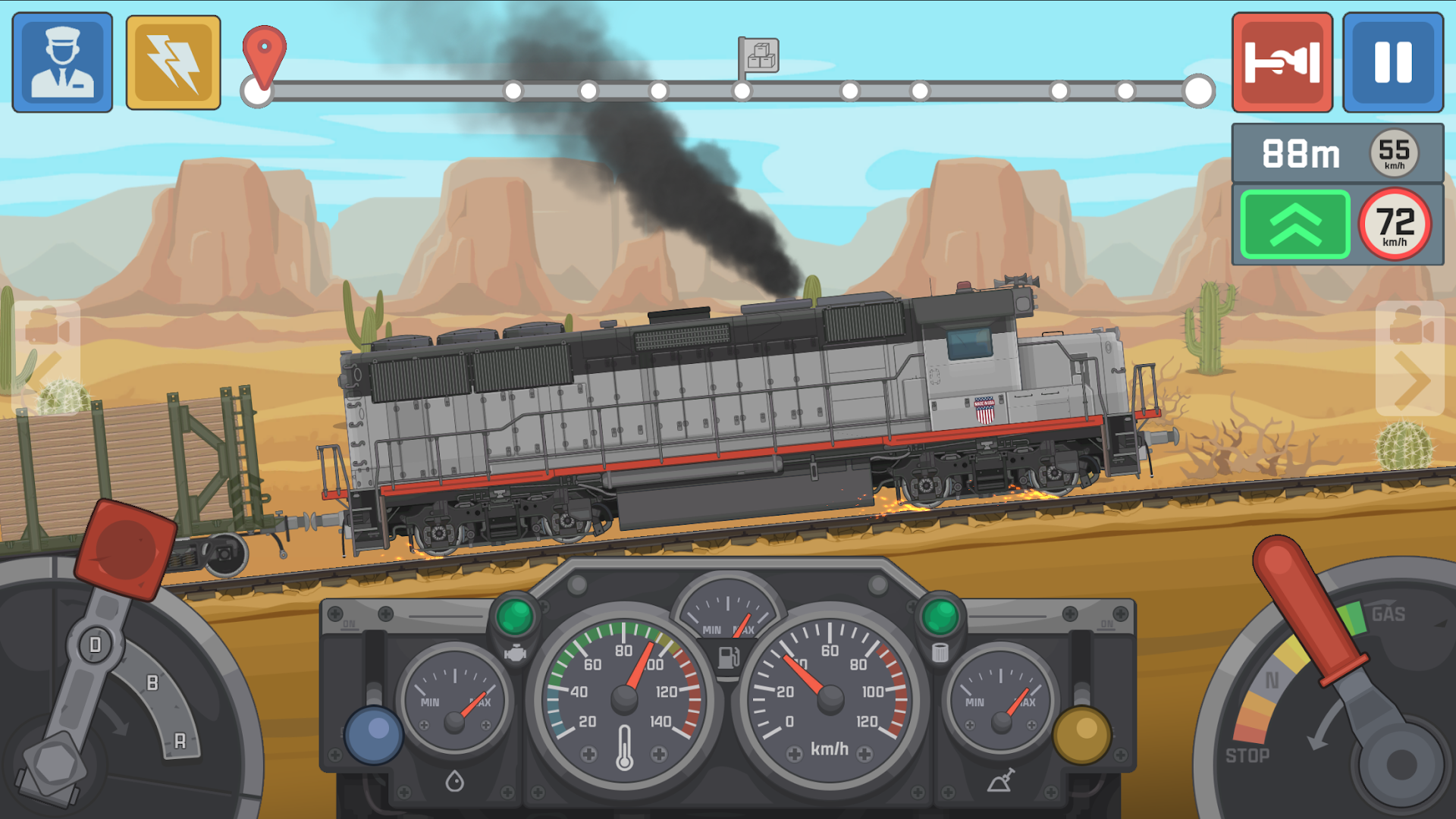 Train Simulator: поезд игра 2D ПК