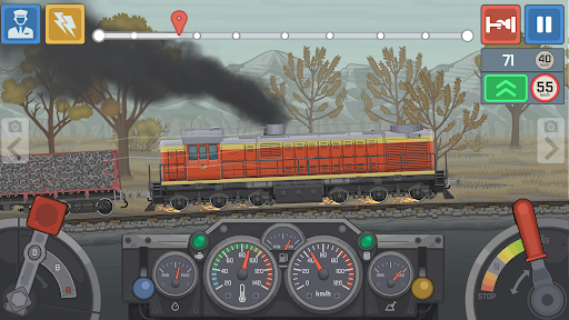 Train Simulator: поезд игра 2D