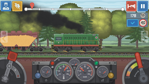 Train Simulator: поезд игра 2D