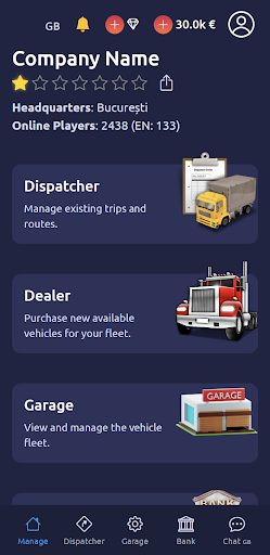 Transport Empire Manager PC