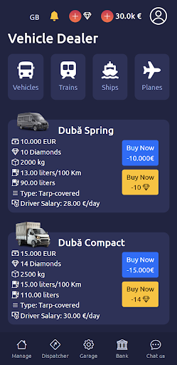 Transport Empire Manager PC