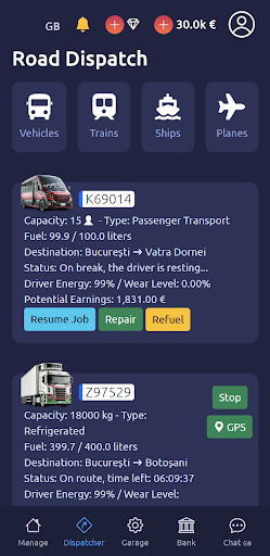 Transport Empire Manager PC